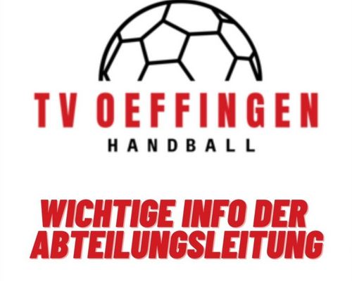 Wichtige Info der Abteilungsleitung
