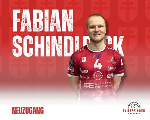 Neuzugang: Fabian Schindlbeck