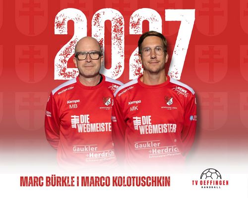 Vertragsverlängerungen: Marc Bürkle & Marco Kolotuschkin