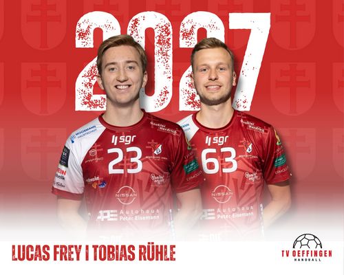 Vertragsverlängerungen: Lucas Frey & Tobias Rühle