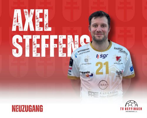 Neuzugang: Axel Steffens